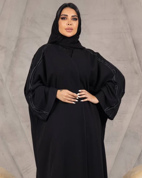 Crepe Abaya IB182